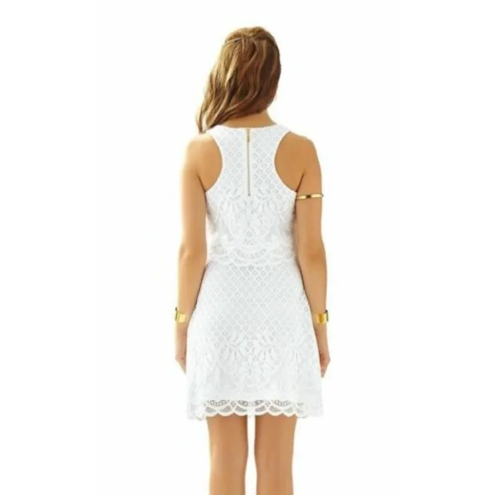 Lilly Pulitzer Stelle Lace Tank Dress White Size S - Picture 14 of 14
